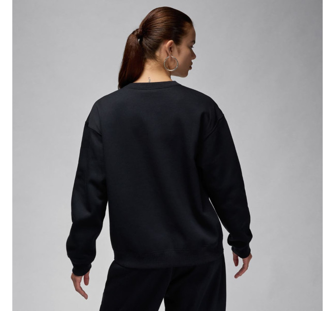 Жіноче Худі Jordan W BRKLN FLC PO 24 Чорний S (7dFV7074-010 S)