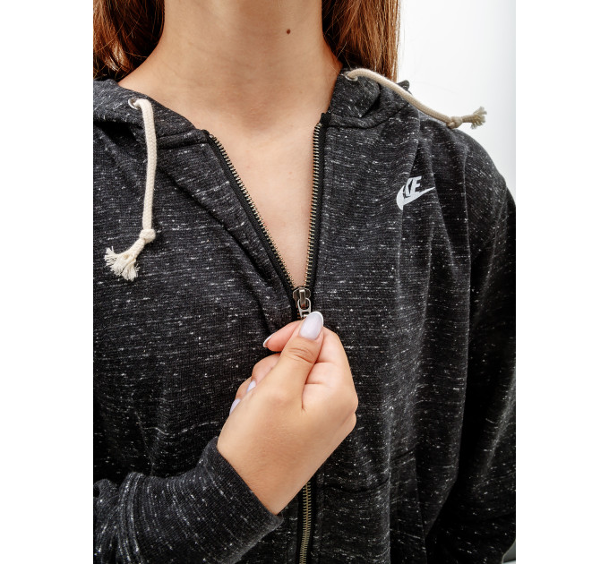 Жіноче Худі Nike W NSW GYM VNTG GFX EASY PO HD Чорний L (7dDM6388-010 L)
