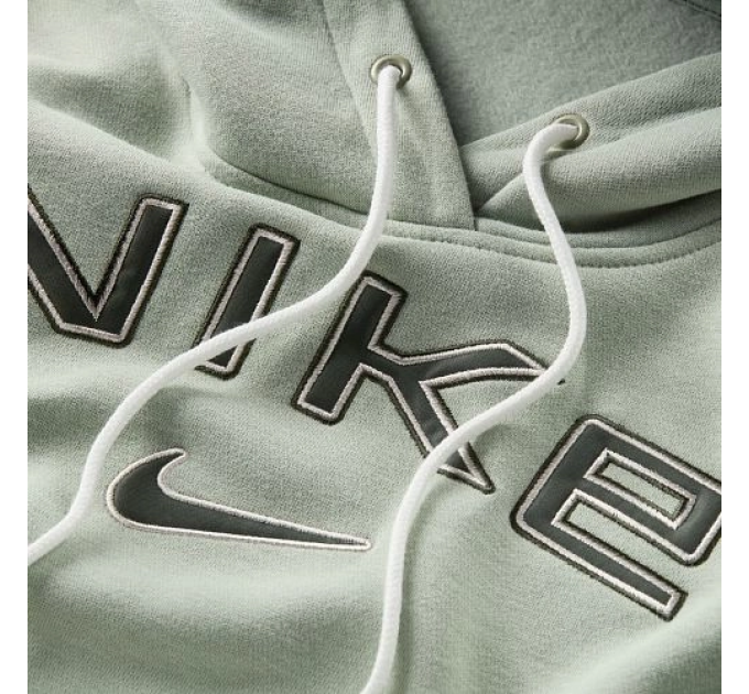 Жіноче Худі Nike W NSW PHNX FLC STD PO LOGO HDY Зелений M (7dHM9751-370 M)