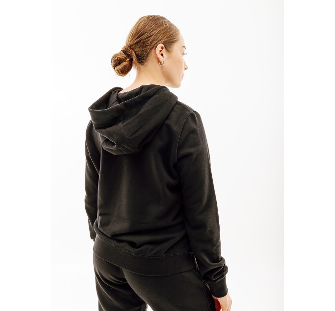 Жіноча Худі Nike NS PE CLB FLC SHINE OS PO Чорний M (7dFB8763-010 M)