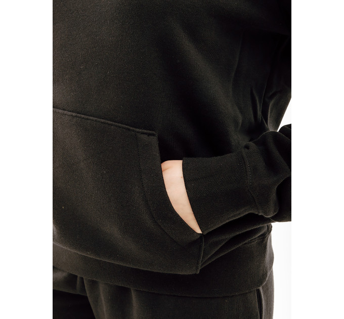 Жіноча Худі Nike NS PE CLB FLC SHINE OS PO Чорний M (7dFB8763-010 M)