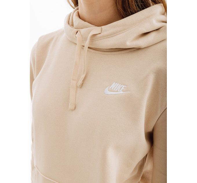 Жіноче Худі Nike CLUB HOODIE STD Бежевий XS (7dDQ5415-126 XS)