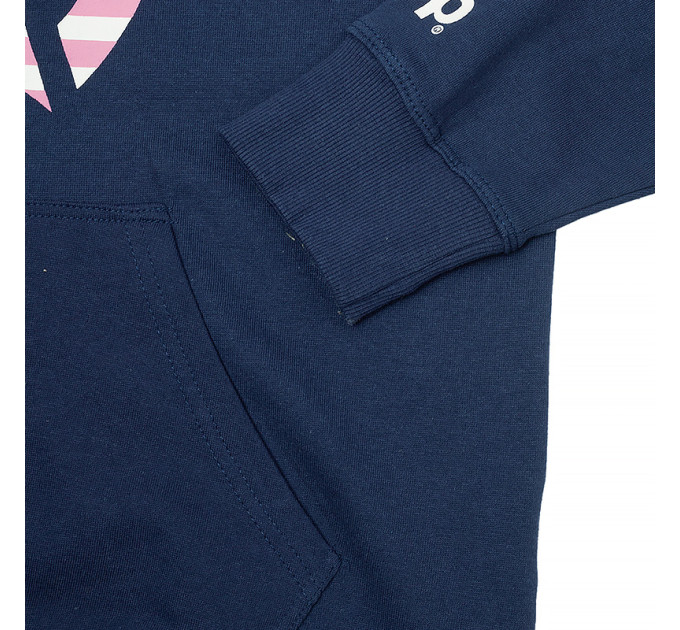 Жіноче Худі JEEP HOODED OVERSIZE SWEATSHIRT STAR Striped Print Синій XS (O102608-A184 XS)