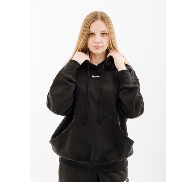Жіноче Худі Nike W NSW PHNX FLC OS PO HOODIE Чорний L (7dDQ5860-010 L) Жіноче Худі Nike W NSW PHNX FLC OS PO HOODIE Чорний L (7dDQ5860-010 L)