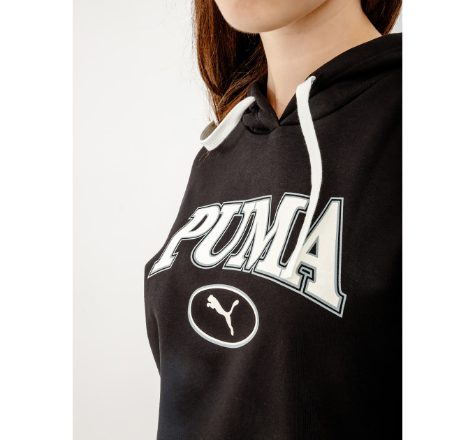Жіноча Худі Puma SQUAD Hoodie Чорний XS (7d62148901 XS)