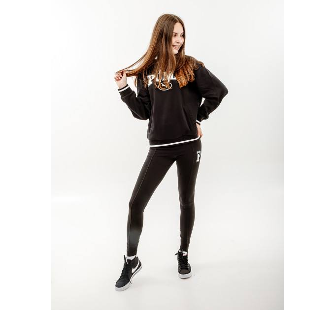 Жіноча Худі Puma SQUAD Hoodie Чорний XS (7d62148901 XS)