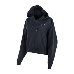 Жіноче Худі Nike W NSW JRSY OS PO HOODIE Чорний L (7dDM6417-010 L)