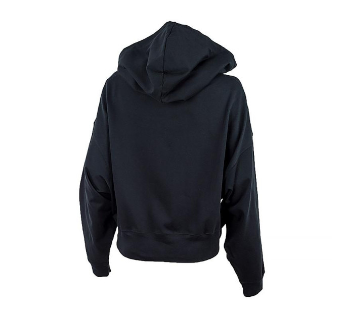 Жіноче Худі Nike W NSW JRSY OS PO HOODIE Чорний L (7dDM6417-010 L)