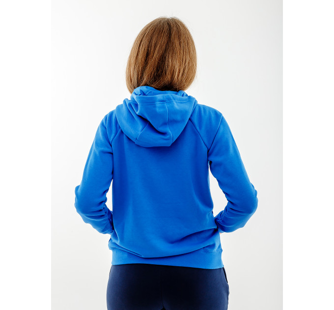 Жіноча Худі Nike FLC PARK20 PO HOODIE Блакитний M (7dCW6957-463 M)