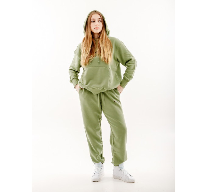 Жіноча Худі Nike NS FLC OS PO HD SWSH Зелений M (7dFN7698-386 M)