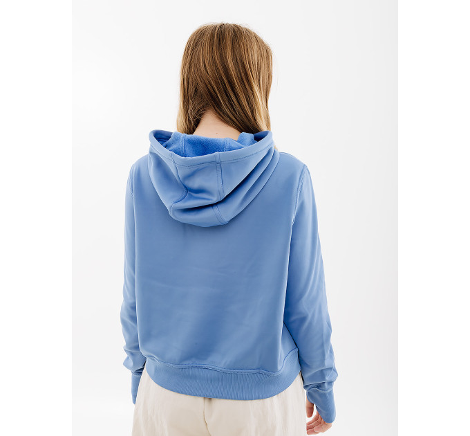 Жіноча Худі Nike ONE TF PO HOODIE LBR Блакитний XS (7dFB5210-450 XS)