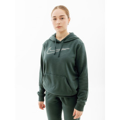 Жіноча Худі Nike NS PE CLB FLC SHINE OS PO Зелений L (7dFB8763-328 L)