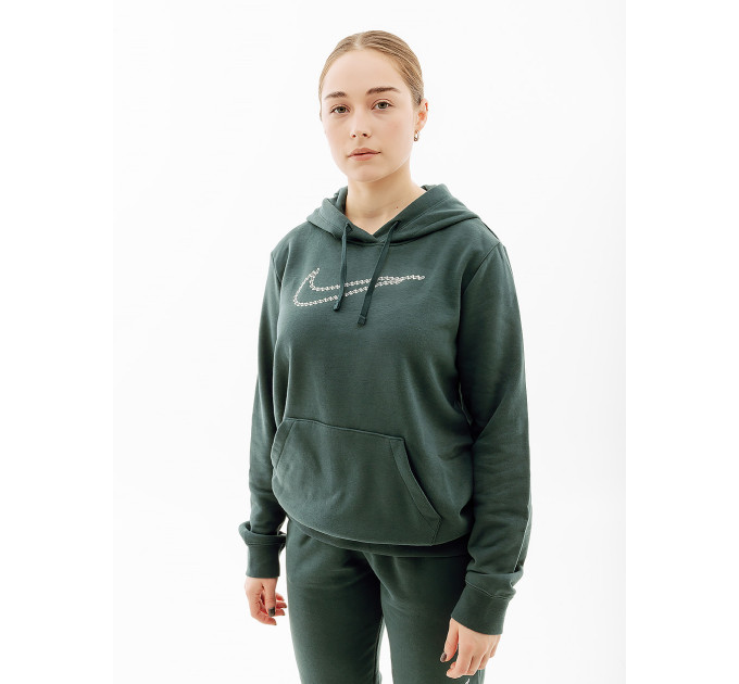 Жіноча Худі Nike NS PE CLB FLC SHINE OS PO Зелений L (7dFB8763-328 L) Жіноча Худі Nike NS PE CLB FLC SHINE OS PO Зелений L (7dFB8763-328 L)
