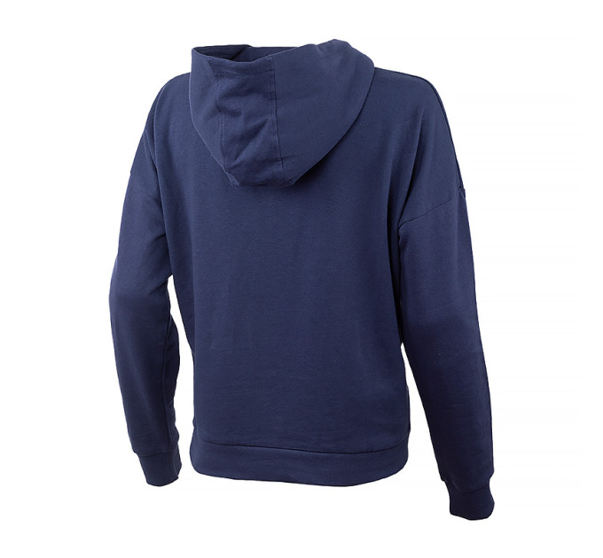 Жіноче Худі JEEP HOODED CROPPED SWEATSHIRT STAR Botanical Print Синій M (O102607-A184 M)