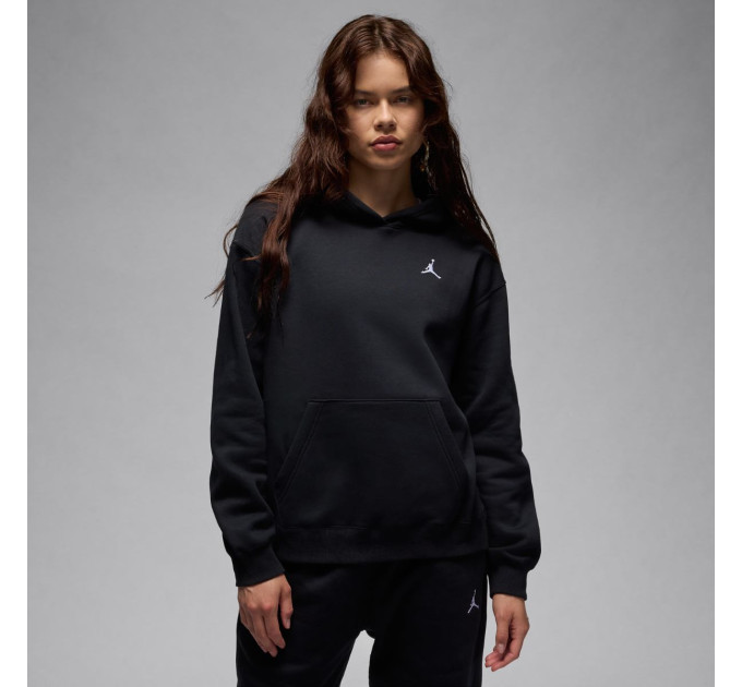 Жіноче Худі Jordan W BRKLN FLC PO 24 Чорний M (7dFV7071-010 M)