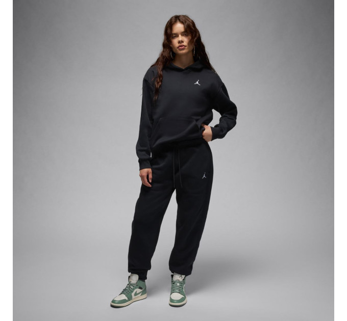 Жіноче Худі Jordan W BRKLN FLC PO 24 Чорний M (7dFV7071-010 M)