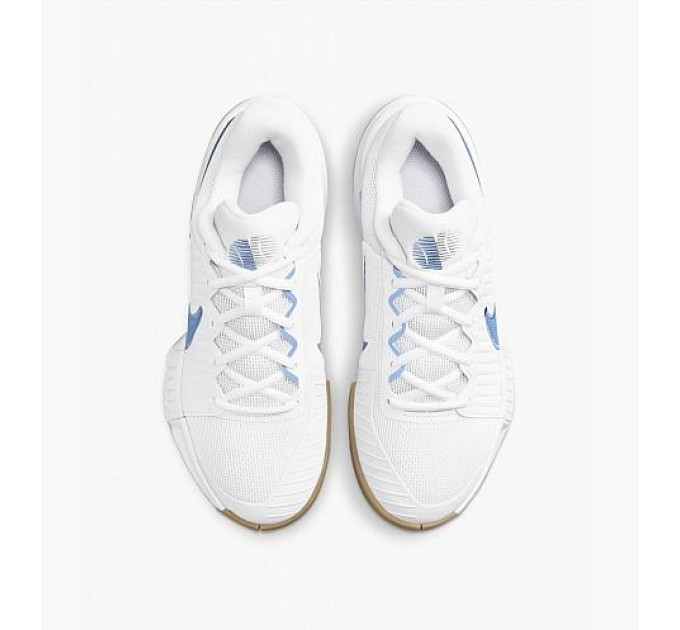 Жіночі Кросівки Nike ZOOM GP CHALLENGE PRO HC Білий Блакитний 44.5 (FB3146-106 44.5)