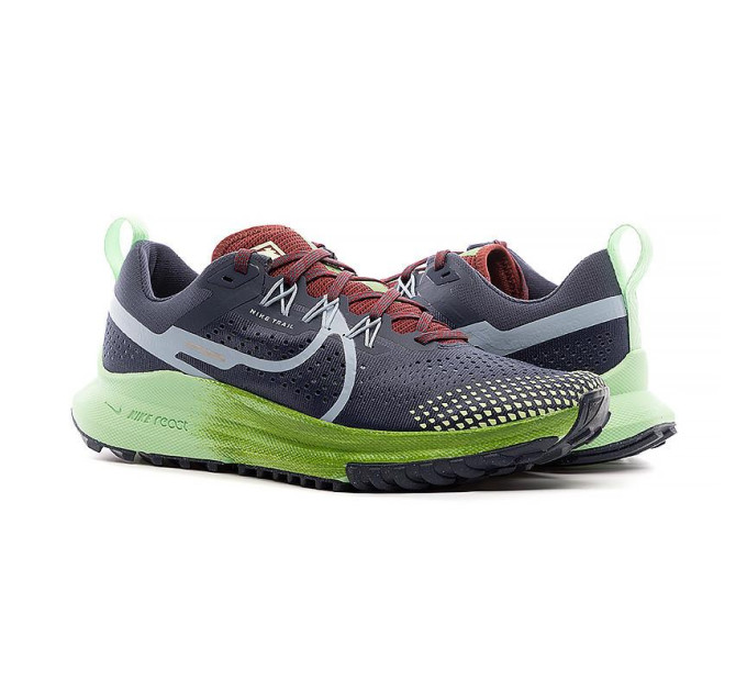 Жіночі Кросівки Nike W REACT PEGASUS TRAIL 4 Зелений Сірий 40.5 (7dDJ6159-403 40.5)