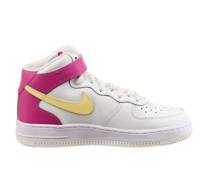 Жіночі Кросівки Nike Air Force 1 Mid Білий Рожевий 38 (7dDH2933-100 38)