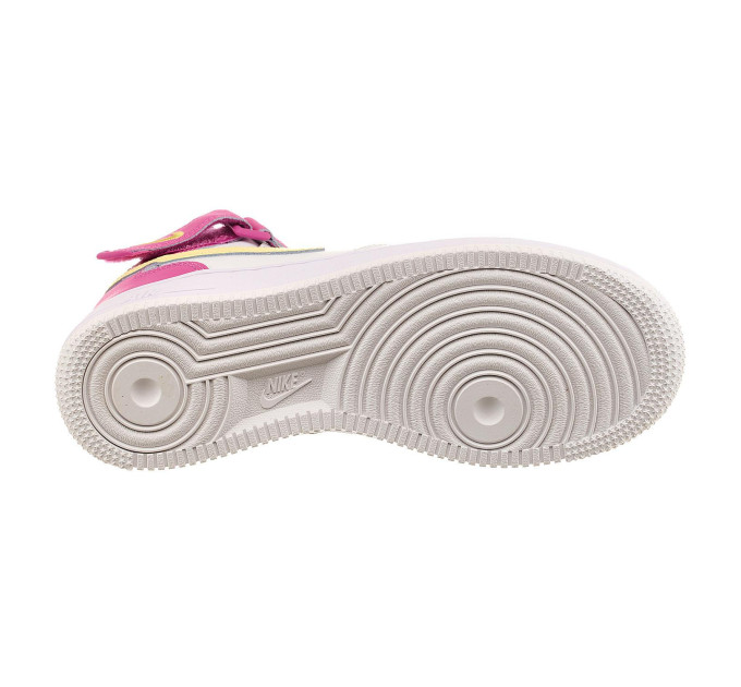 Жіночі Кросівки Nike Air Force 1 Mid Білий Рожевий 38 (7dDH2933-100 38)