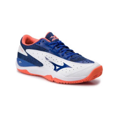 Жіночі кросівки Mizuno Wave Flash clay court білий/синій (45) UK10.5 61GC1922-27 45