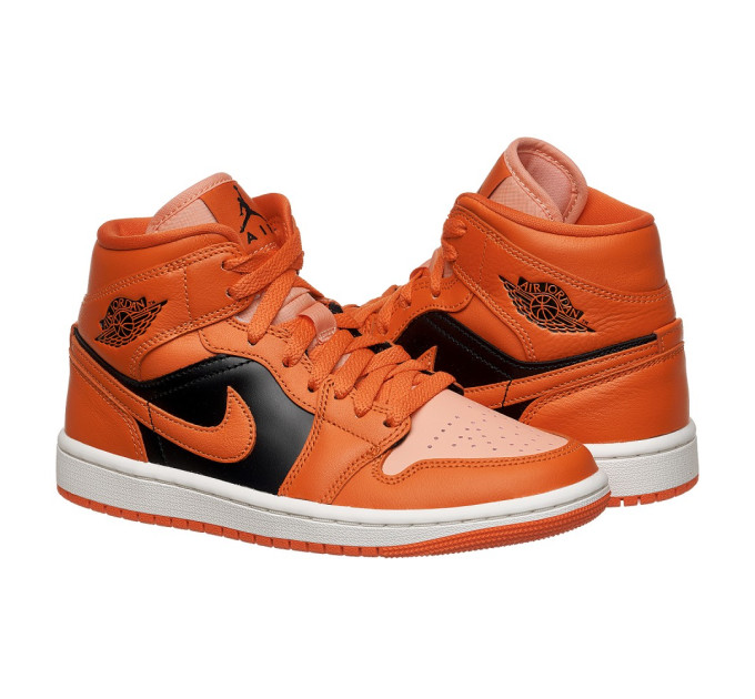 Жіночі Кросівки Air Jordan 1 Mid Помаранчевий 42 (7dDM3381-600 42)