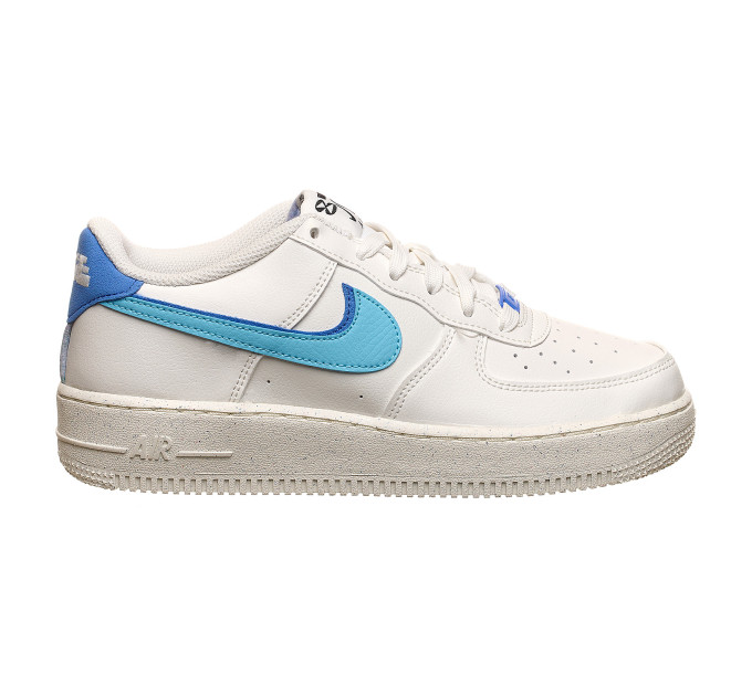 Жіночі Кросівки Nike Air Force 1 Lv8 Gs Білий Блакитний 39 (7dDQ0359-100 39)