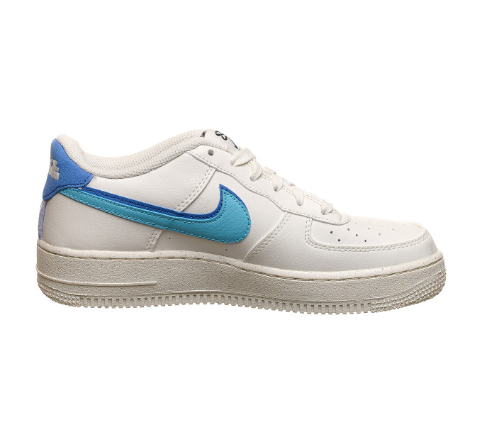 Жіночі Кросівки Nike Air Force 1 Lv8 Gs Білий Блакитний 39 (7dDQ0359-100 39)