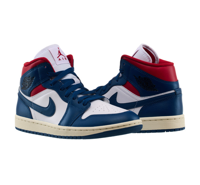 Жіночі Кросівки Jordan 1 Mid Синій 37.5 (7dBQ6472-146 37.5)