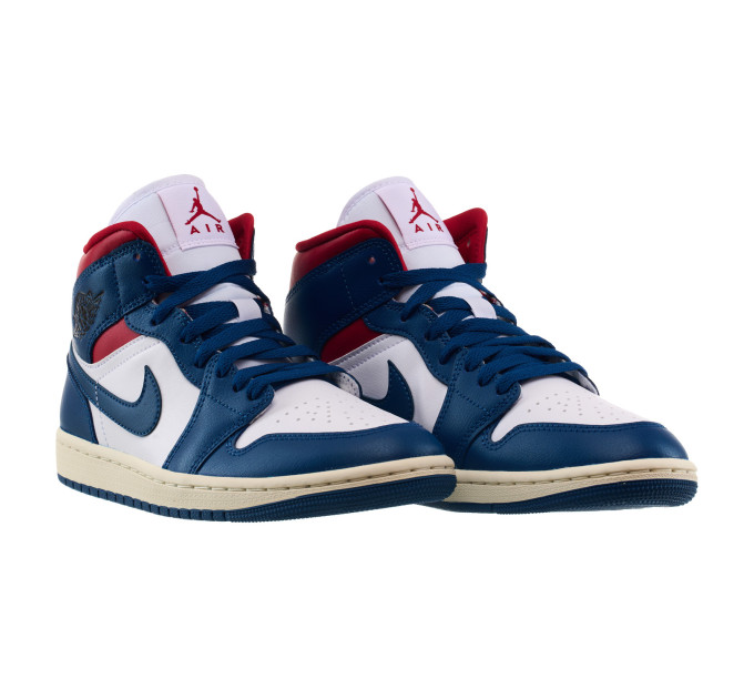 Жіночі Кросівки Jordan 1 Mid Синій 37.5 (7dBQ6472-146 37.5)