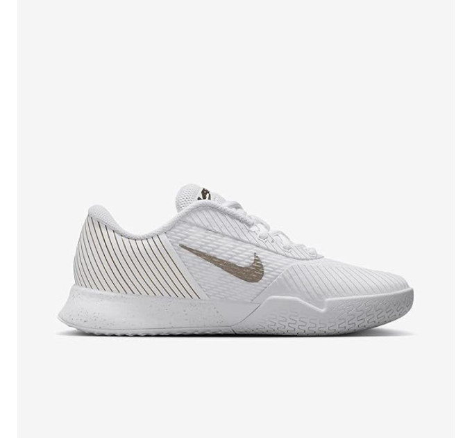 Жіночі Кросівки Nike ZOOM VAPOR PRO 2 HC Білий Золотий 40 (HF3631-100 40)