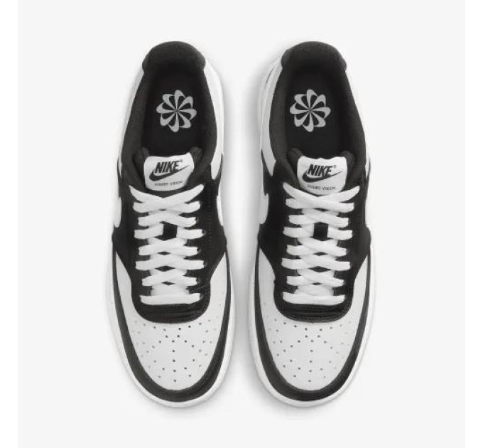Жіночі Кросівки Nike W COURT VISION LO NN Білий Чорний 40.5 (7dDH3158-003 40.5)