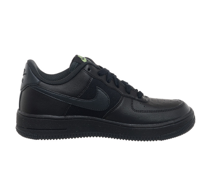 Жіночі Кросівки Nike Air Force 1 Low Crater Gs Triple Чорний 37.5 (7dDH8695-001 37.5)