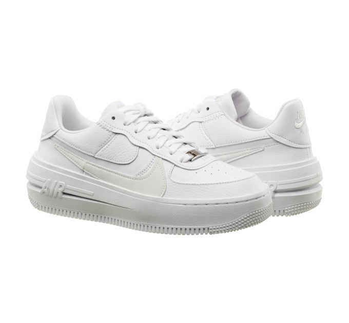 Жіночі Кросівки Nike Air Force 1 Plt.Af.Orm Triple White W Білий 39 (7dDJ9946-100 39)