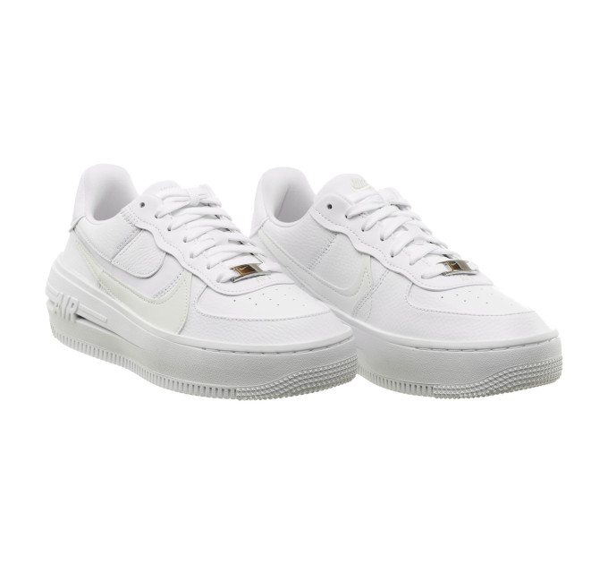 Жіночі Кросівки Nike Air Force 1 Plt.Af.Orm Triple White W Білий 39 (7dDJ9946-100 39)