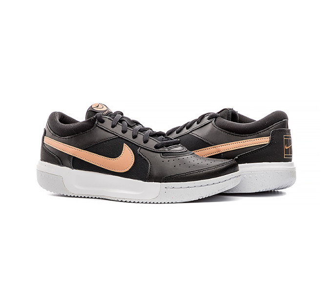 Жіночі Кросівки Nike ZOOM COURT LITE 3 CLY Чорний Білий Бежевий 40.5 (7dFB8989-001 40.5)