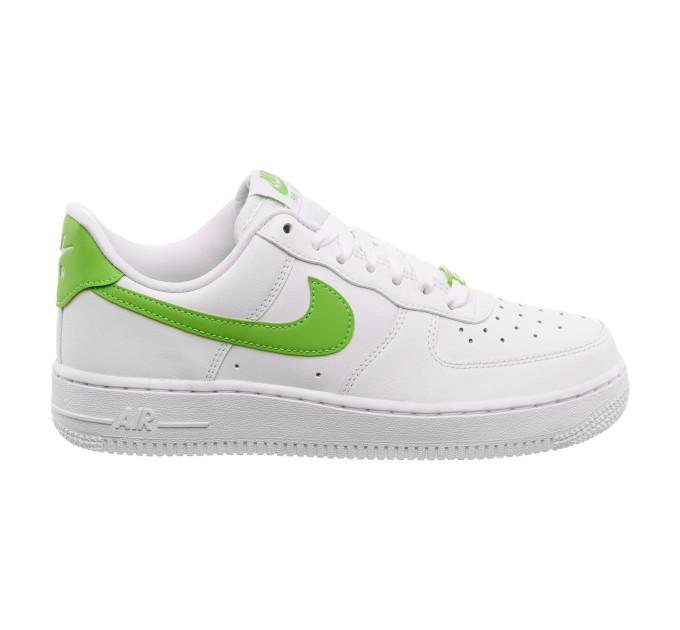 Жіночі Кросівки Nike Air Force 1 Low White Білий Салатовий 38.5 (7dDD8959-112 38.5)