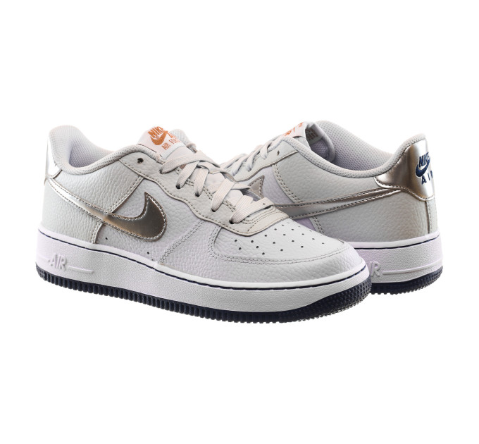 Жіночі Кросівки Nike Air Force 1 Gs Сірий 38 (7dCT3839-004 38) Жіночі Кросівки Nike Air Force 1 Gs Сірий 38 (7dCT3839-004 38)