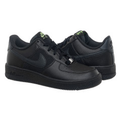 Жіночі Кросівки Nike Air Force 1 Low Crater Gs Triple Чорний 38 (7dDH8695-001 38)