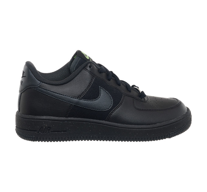 Жіночі Кросівки Nike Air Force 1 Low Crater Gs Triple Чорний 38 (7dDH8695-001 38)