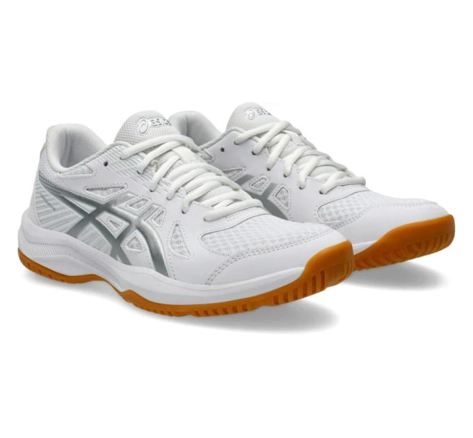 Жіночі кросівки Asics Upcourt 6 white/pure silver (40) 8.5 1072A107-100 40