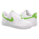 Жіночі Кросівки Nike Air Force 1 Low White Білий Салатовий 39 (7dDD8959-112 39)