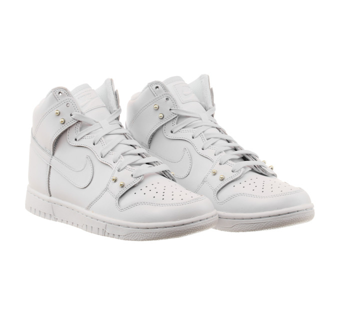 Жіночі Кросівки Nike Dunk High Pearl White Білий 38.5 (7dDM7607-100 38.5)