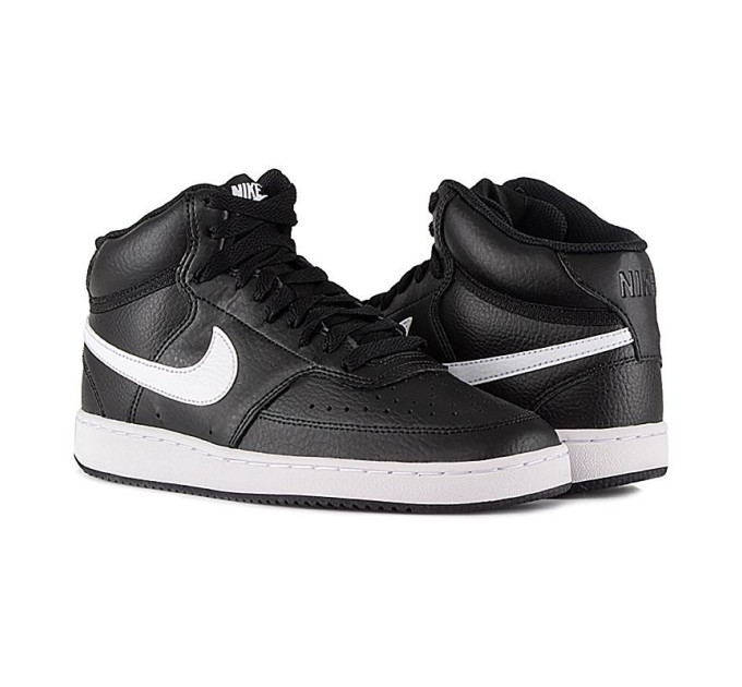 Жіночі Кросівки Nike WMNS COURT VISION MID Чорний 38.5 (7dCD5436-001 38.5)