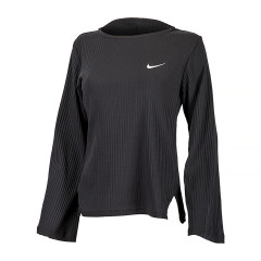 Жіночий Лонгслів Nike W NSW RIB JRSY LS TOP Чорний S (7dDV7866-010 S)