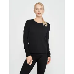 Жіночий лонгслів Joma ORGANIC Чорний S (901611.100)