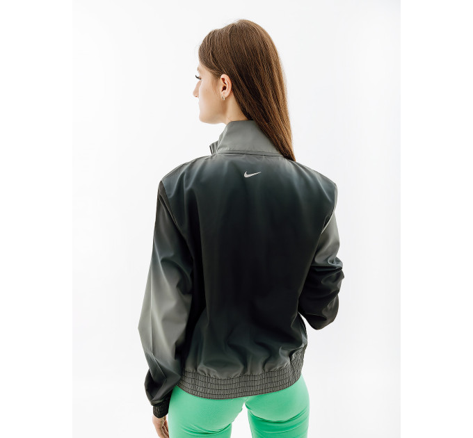 Жіноча Куртка Nike W NK SWSH RUN PRNT JKT Чорний M (7dDX1039-010 M)