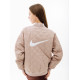 Жіноча Куртка Nike W NSW VRSTY BMBR JKT Бежевий XS (7dDV7876-272 XS)