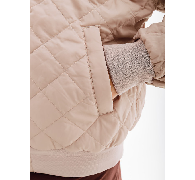 Жіноча Куртка Nike W NSW VRSTY BMBR JKT Бежевий XS (7dDV7876-272 XS)