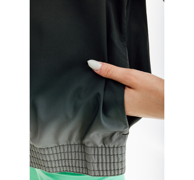 Жіноча Куртка Nike W NK SWSH RUN PRNT JKT Чорний S (7dDX1039-010 S)